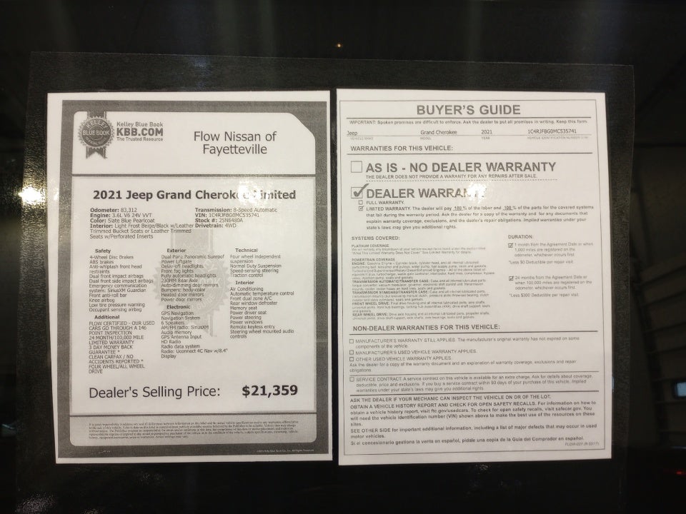 2021 Jeep Grand Cherokee Limited 4x4