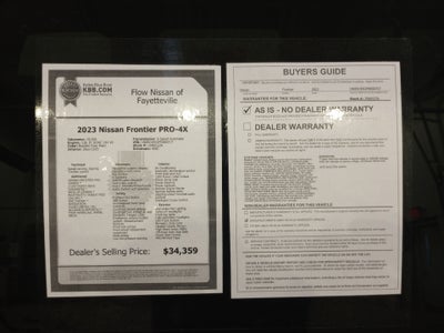 2023 Nissan Frontier Crew Cab PRO-4X 4x4