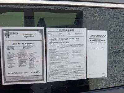 2023 Nissan Rogue SV FWD