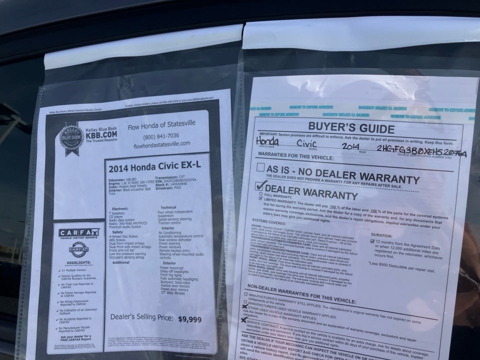 2014 Honda Civic EX-L