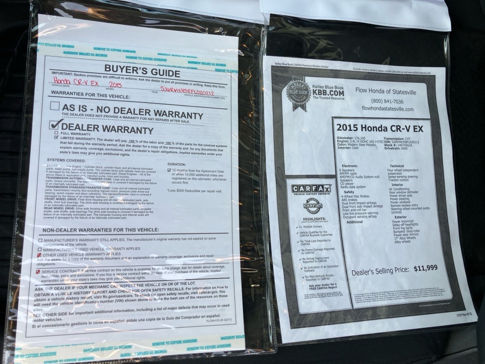 2015 Honda CR-V EX