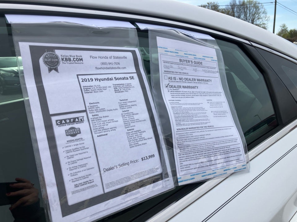 2019 Hyundai Sonata SE