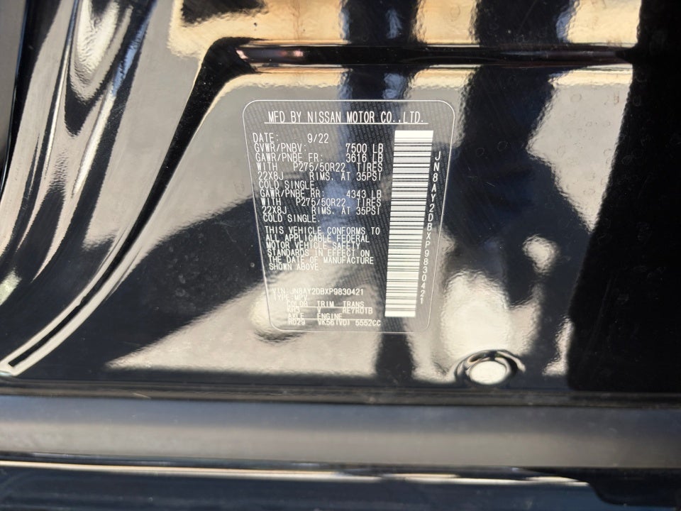 2023 Nissan Armada Platinum 4WD
