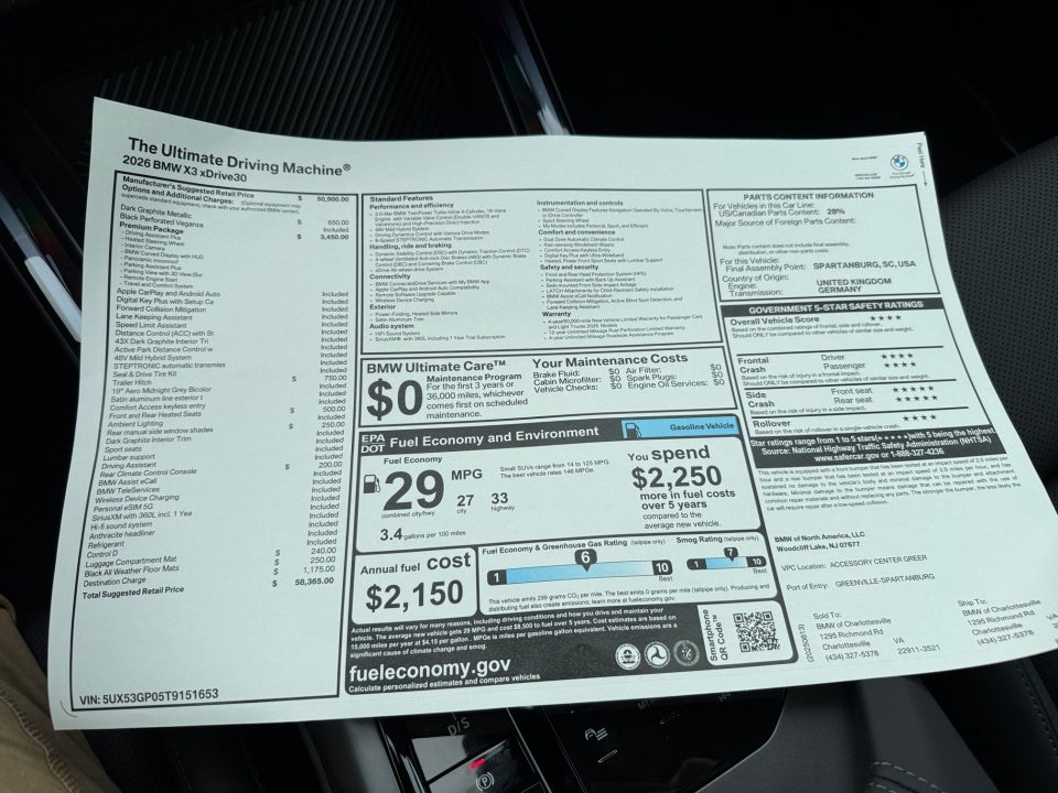 2026 BMW X3 30 xDrive