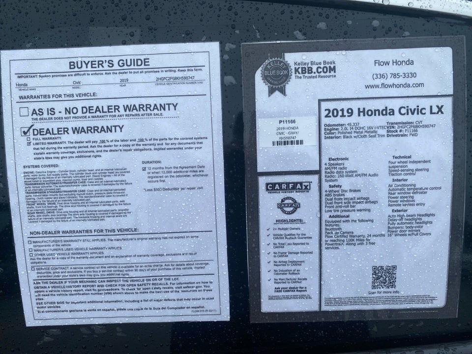 2019 Honda Civic LX