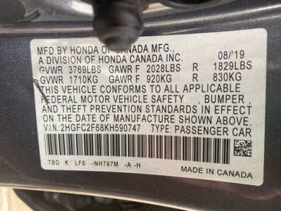 2019 Honda Civic LX