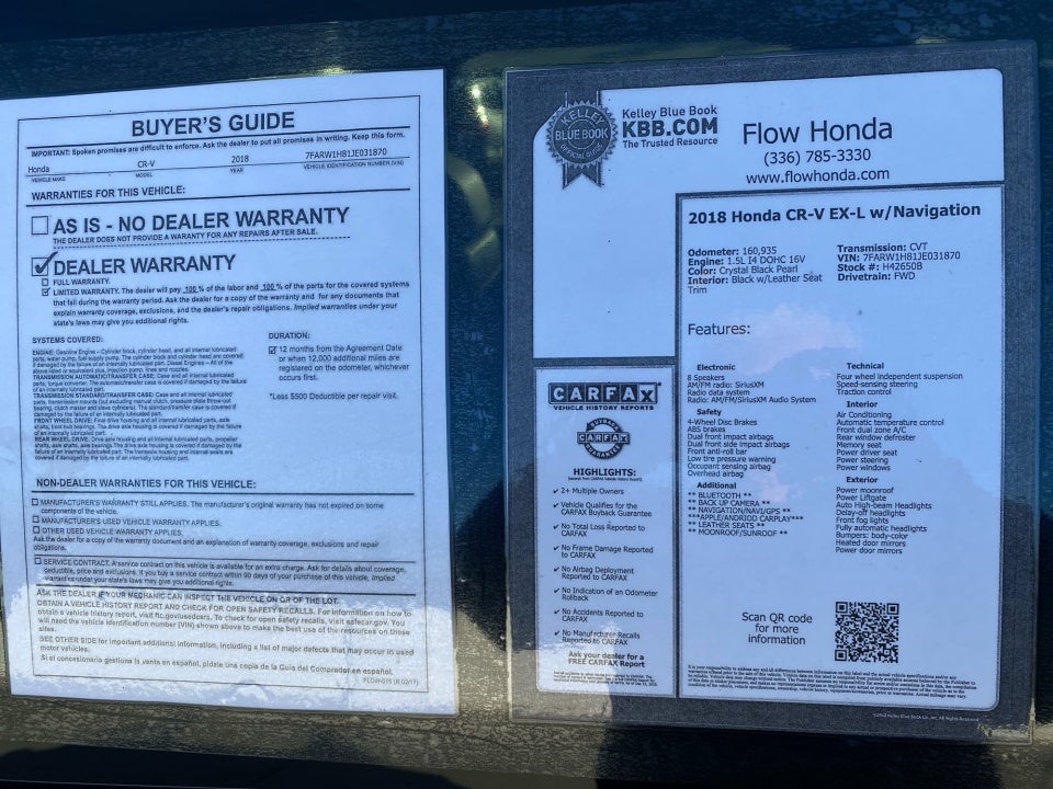 2018 Honda CR-V EX-L