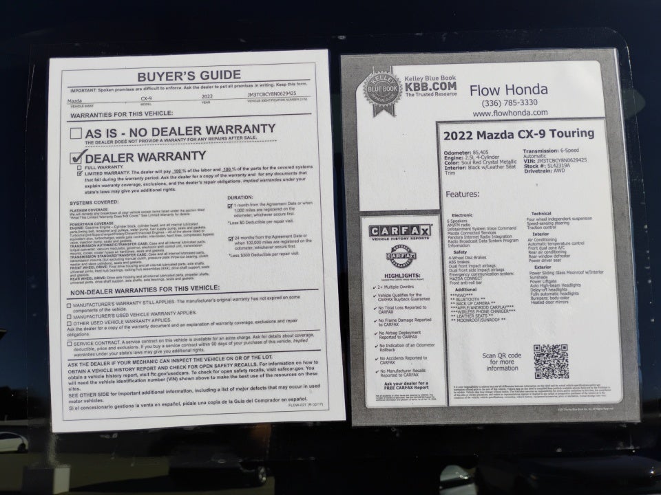 2022 Mazda Mazda CX-9 Touring