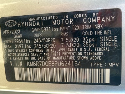 2023 Hyundai Palisade Calligraphy