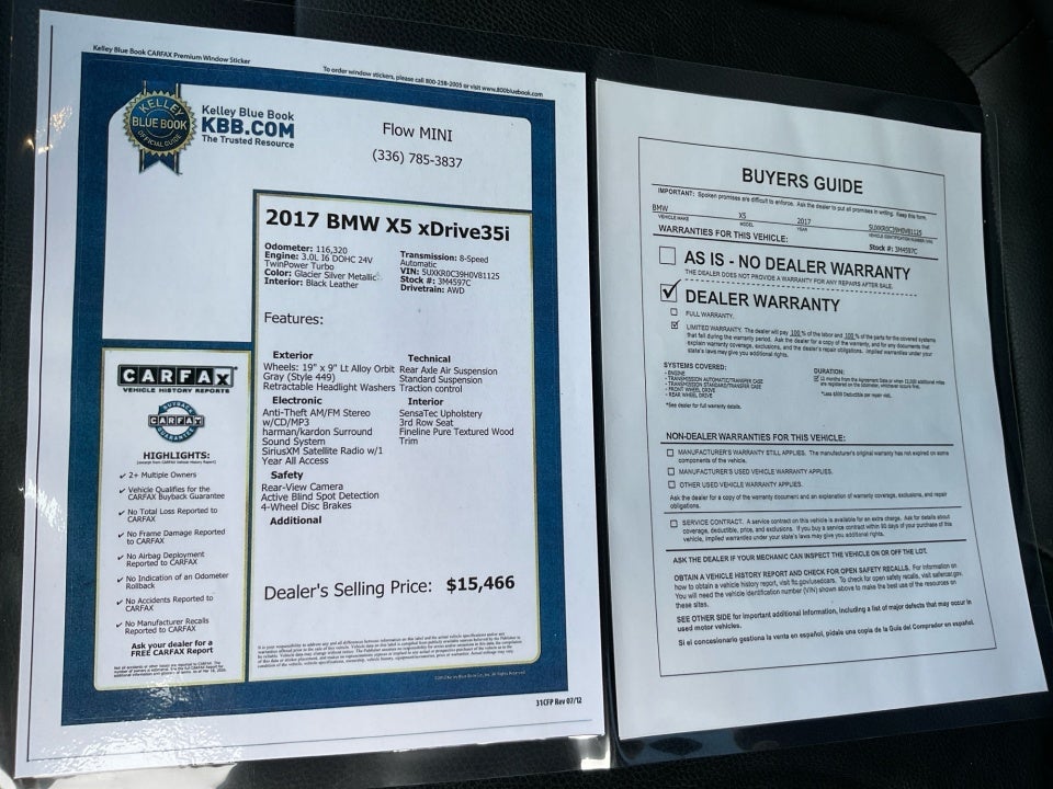 2017 BMW X5 xDrive35i