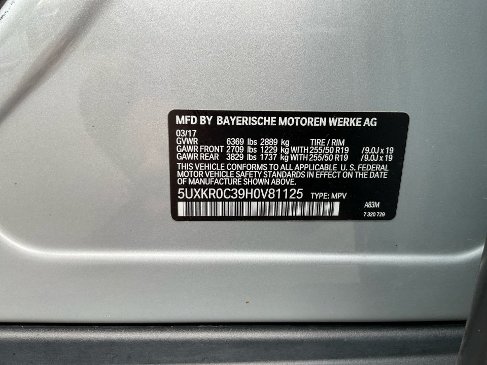 2017 BMW X5 xDrive35i