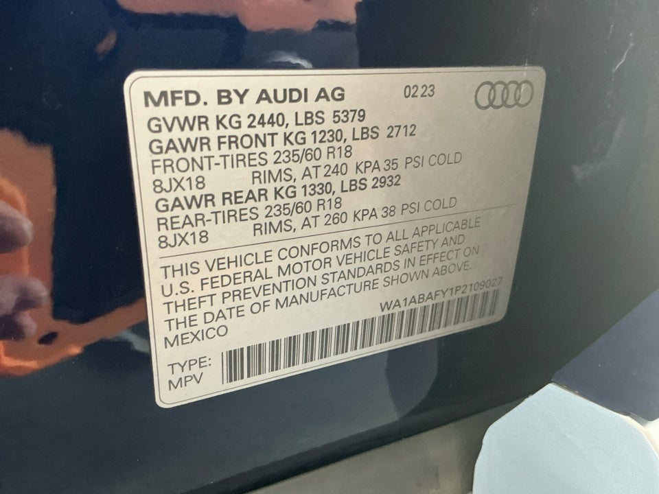 2023 Audi Q5 Premium 40 TFSI quattro S tronic