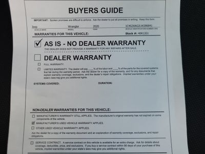 2020 Jeep Wrangler Willys 4x4