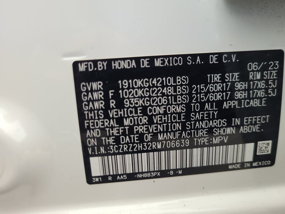 2024 Honda HR-V LX
