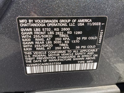 2024 Volkswagen Atlas 2.0T SE w/Technology