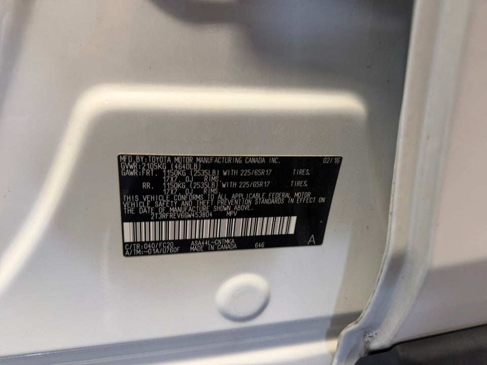 2016 Toyota RAV4 XLE