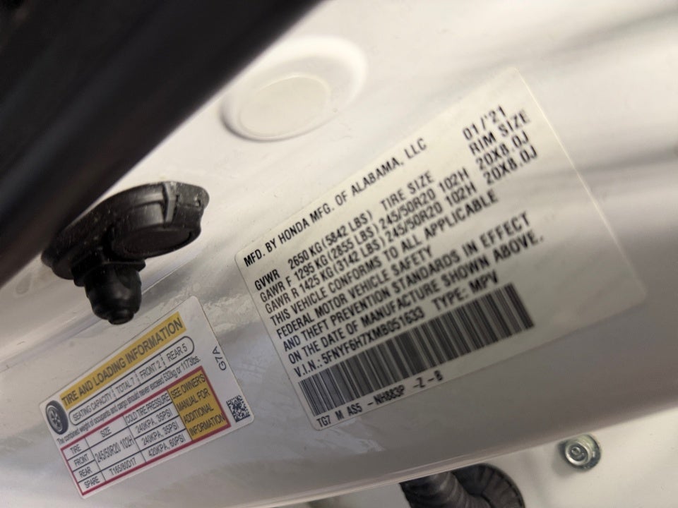 2021 Honda Pilot AWD Black Edition