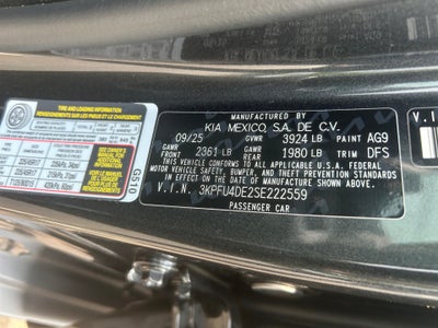 2025 Kia K4 EX