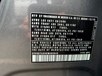 2019 Volkswagen Tiguan 2.0T S