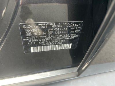 2023 Hyundai Sonata Hybrid Blue