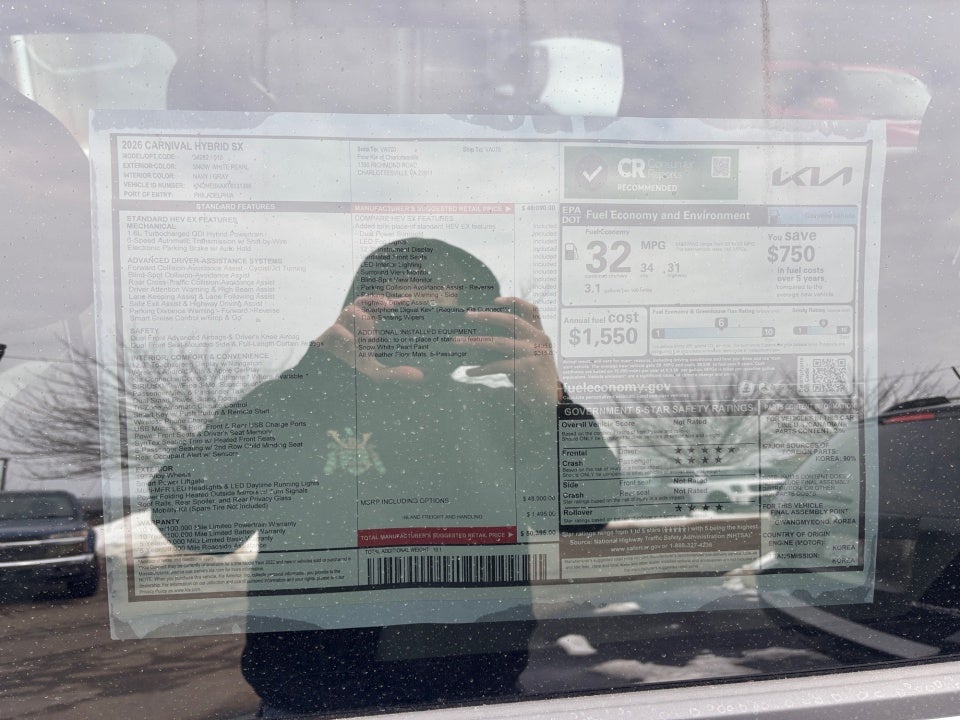 2026 Kia Carnival MPV Hybrid SX