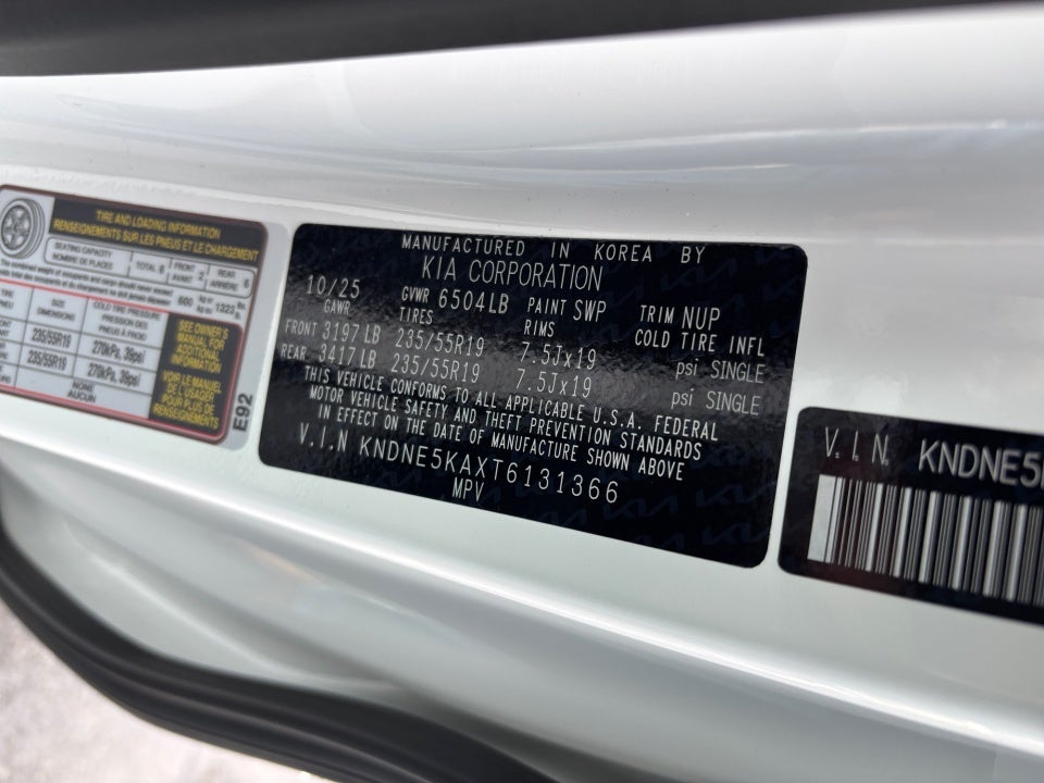 2026 Kia Carnival MPV Hybrid SX