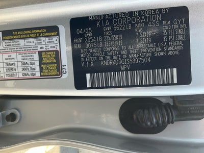 2025 Kia Sorento Hybrid SX Prestige