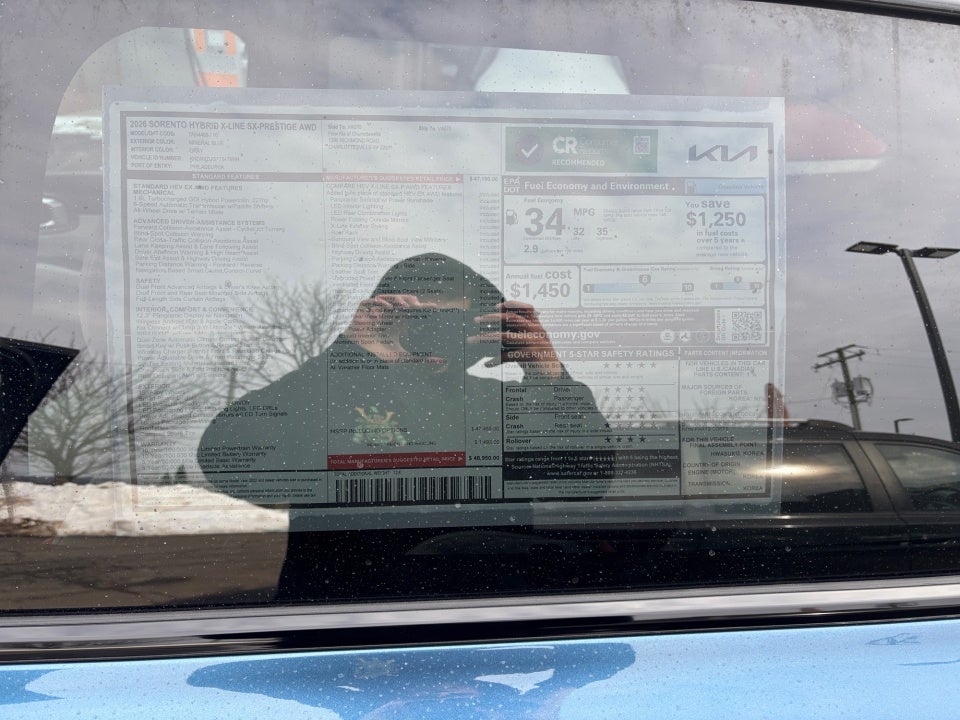 2026 Kia Sorento Hybrid X-Line SX Prestige