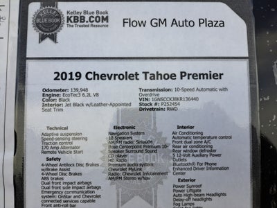 2019 Chevrolet Tahoe Premier