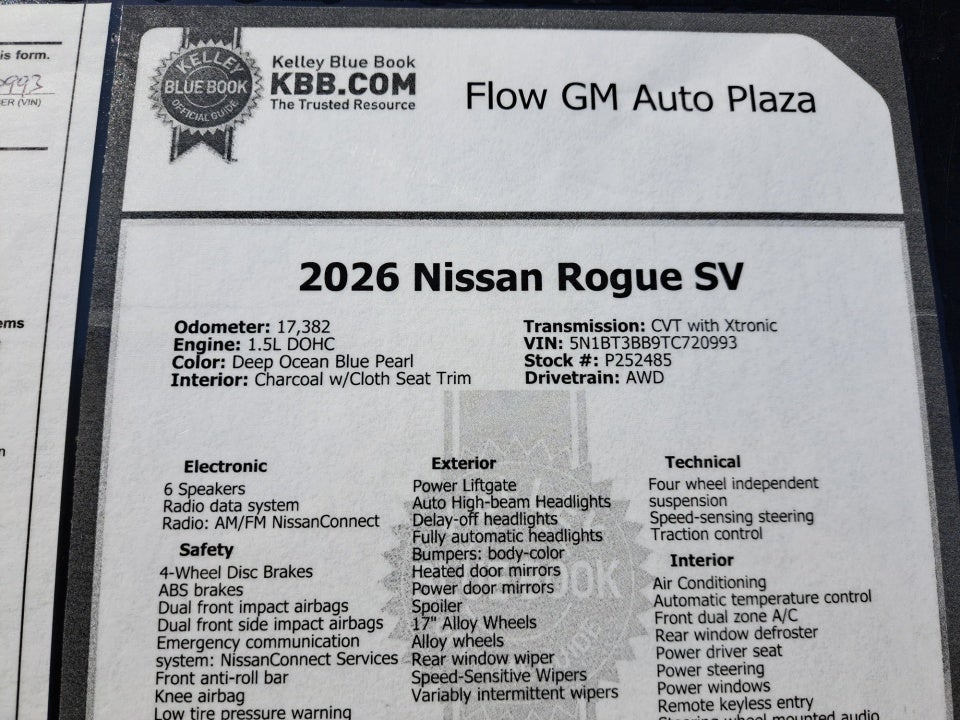 2026 Nissan Rogue SV