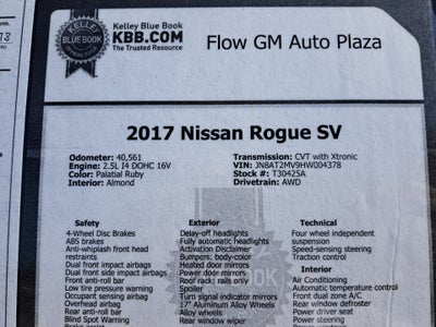 2017 Nissan Rogue SV