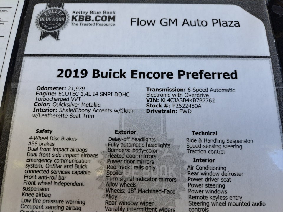 2019 Buick Encore FWD Preferred