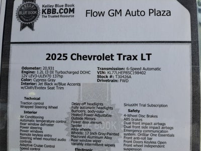 2025 Chevrolet Trax LT