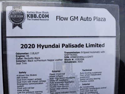 2020 Hyundai Palisade Limited