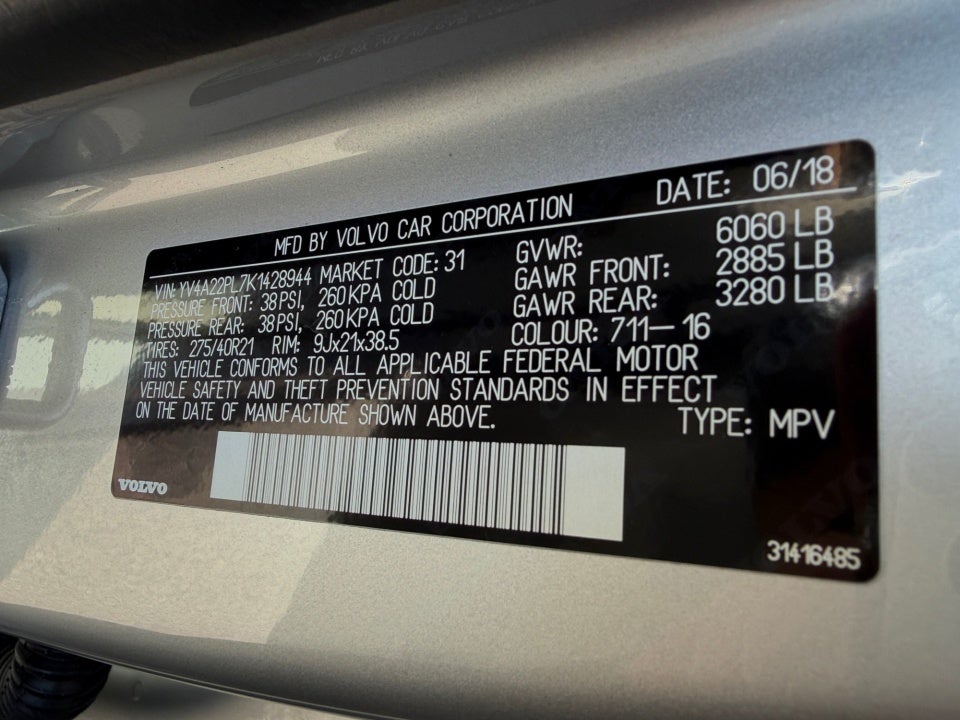 2019 Volvo XC90 T6 Inscription