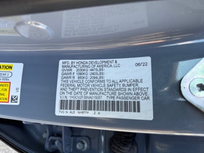 2022 Honda Accord Sport 2.0T