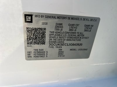 2018 Chevrolet Silverado 1500 1LZ