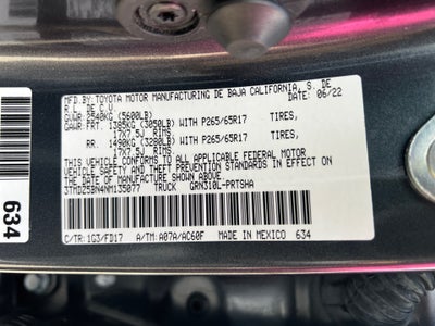 2022 Toyota Tacoma TRD Sport