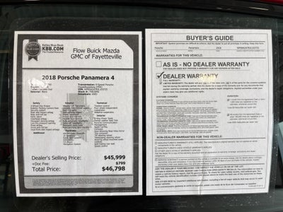 2018 Porsche Panamera 4