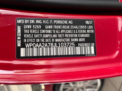 2018 Porsche Panamera 4