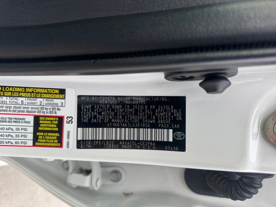 2020 Toyota Camry XSE