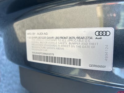2021 Audi S5 Cabriolet Premium Plus TFSI quattro Tiptronic