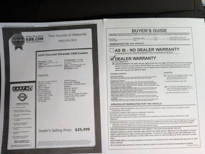 2020 Chevrolet Silverado 1500 4WD Double Cab Standard Bed Custom