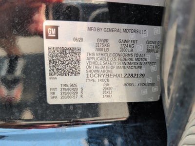 2020 Chevrolet Silverado 1500 4WD Double Cab Standard Bed Custom