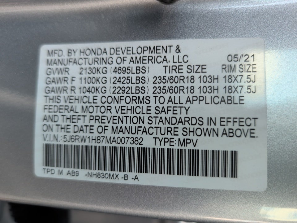 2021 Honda CR-V EX-L