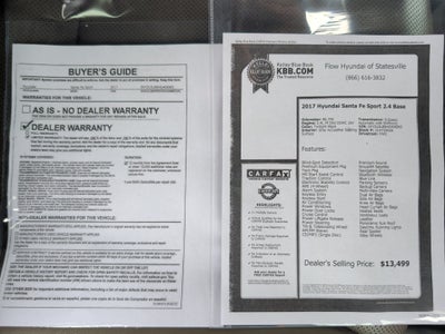 2017 Hyundai Santa Fe Sport 2.4L