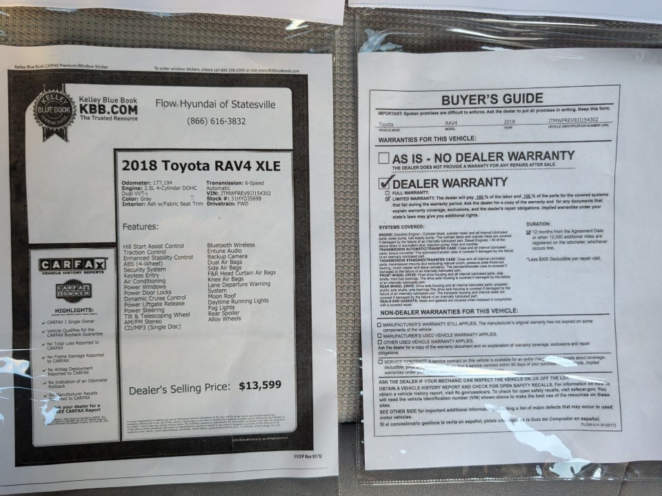 2018 Toyota RAV4 XLE