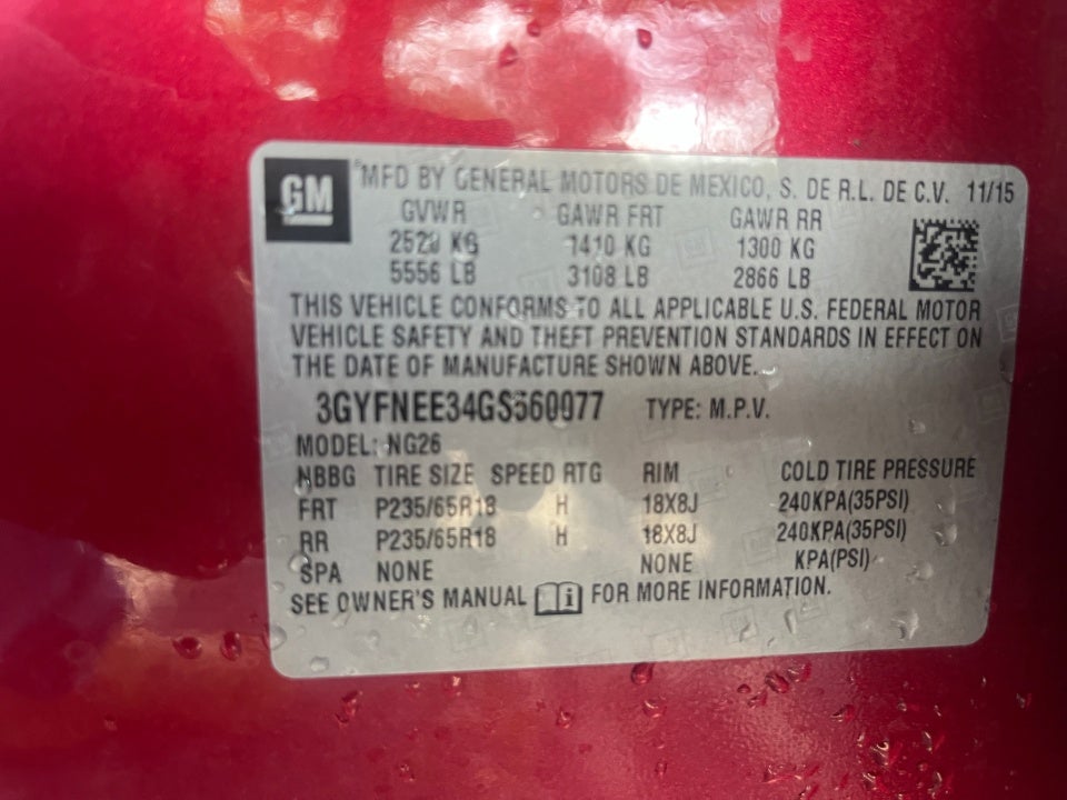 2016 Cadillac SRX Luxury Collection