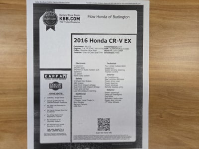 2016 Honda CR-V EX