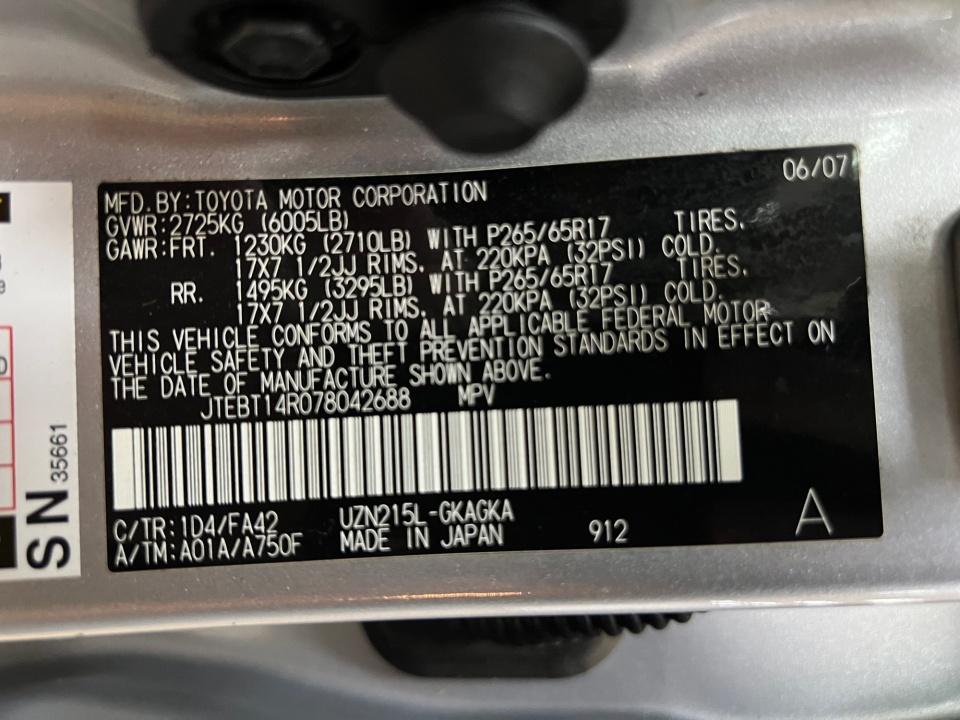 2007 Toyota 4Runner SR5